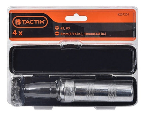Atornillador Tactix Impacto  4 Piezas