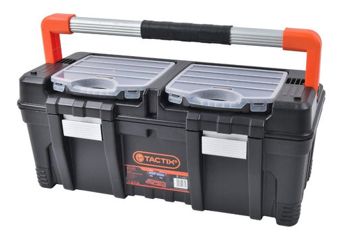 Caja Herramientas Tactix Plastica Doble Organizador 66 Cm