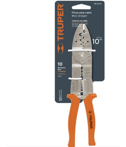 Alicate Pelacable Truper 10  P/ Terminale 10''