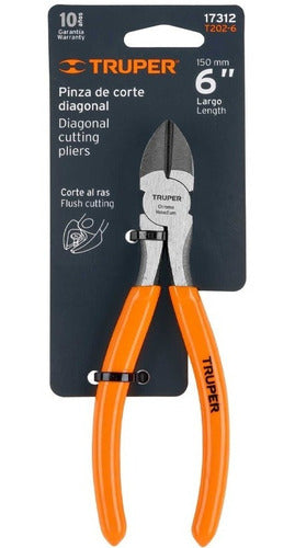 Alicate Corte Diagonal Truper 6 Pulgadas T202-6