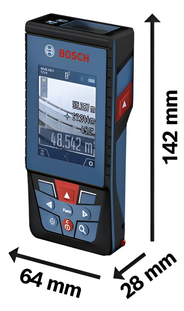 Medidor Láser Bosch Glm 100-25 C Alcance 100m Con Bluetooth