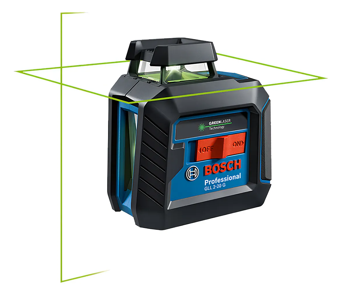 Nivel Láser Verde De Líneas Cruzadas Bosch Gll 2-20 G 10m + Trípode Bt 150