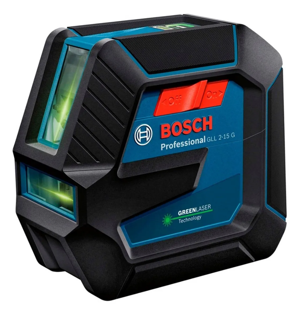 Nivel Láser De Líneas Verdes Bosch Gll 2-15 G 15 Mts