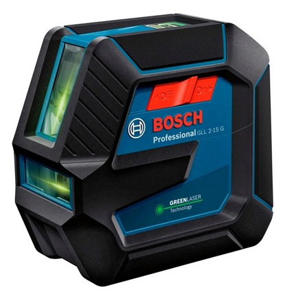 Nivel Láser De Líneas Verdes Bosch Gll 2-15 G 15 Mts