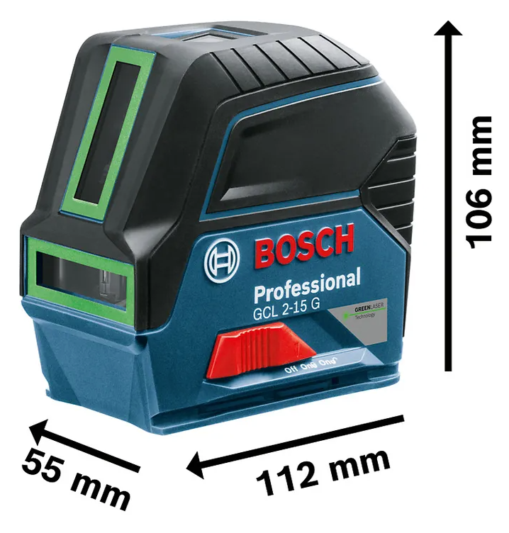 Nivel Láser De Líneas Combinado Bosch Gcl 2-15 G