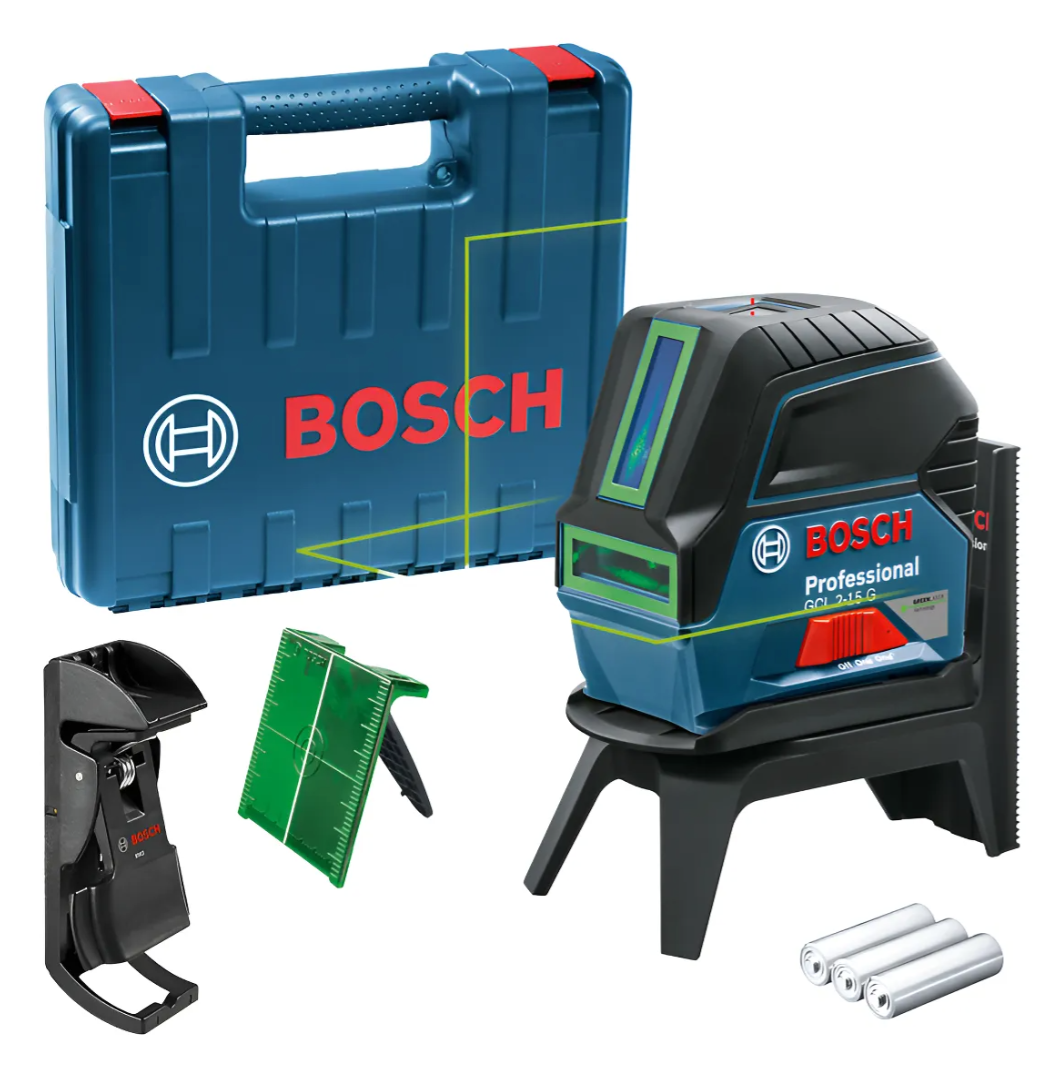 Nivel Láser De Líneas Combinado Bosch Gcl 2-15 G