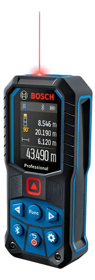 Medidor de distancia rojo Bosch Glm 50-27c de 50 metros