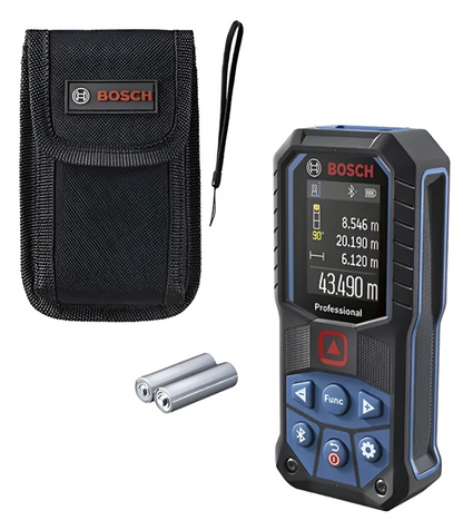 Medidor de distancia rojo Bosch Glm 50-27c de 50 metros