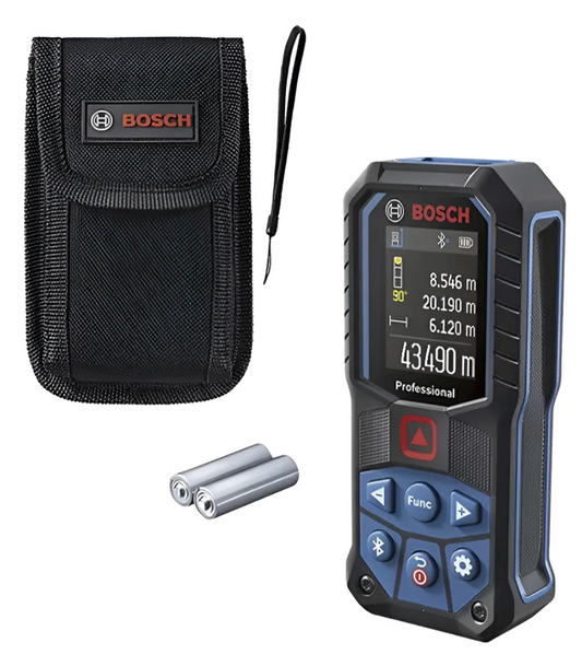 Medidor de distancia rojo Bosch Glm 50-27c de 50 metros