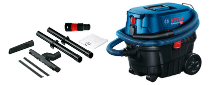 Aspiradora Húmedo/seco Bosch Gas 12-25 1350w 25 Litros Azul