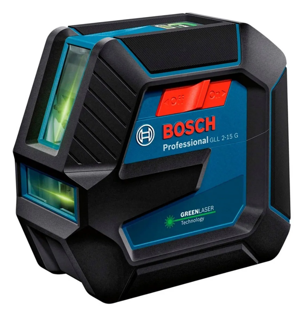 Nivel Láser De Líneas Verdes Bosch Gll 2-15 G 15 Mts