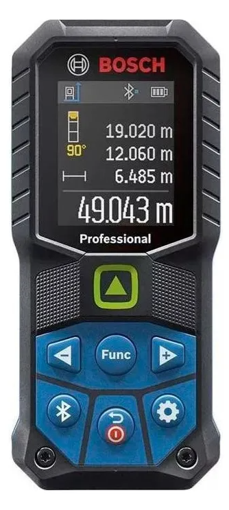Medidor Láser Verde Bosch Glm 50-27 Cg Con Bluetooth