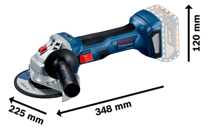 Esmeril Inalámbrico Bosch Gws 180-li,18v Sb Azul Hz